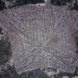 Grey Cropped Top
